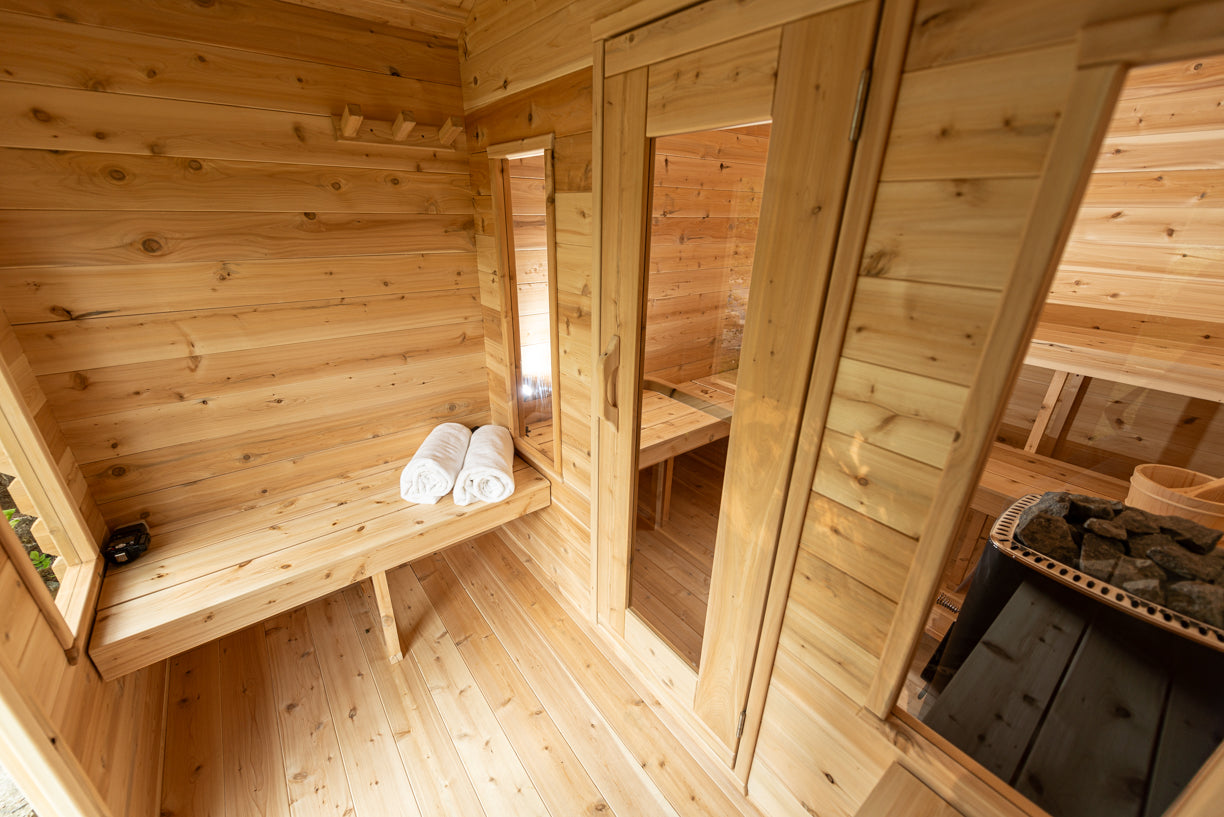 Dundalk LeisureCraft-CT Georgian Cabin Sauna with Changeroom CTC88CW